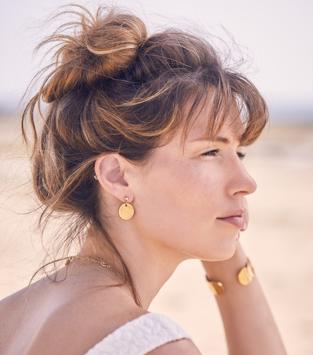 Boucles d’oreilles 5 centimes