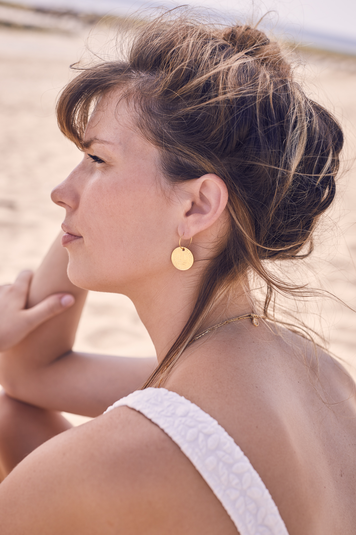 Boucles d’oreilles 5 centimes – Image 4