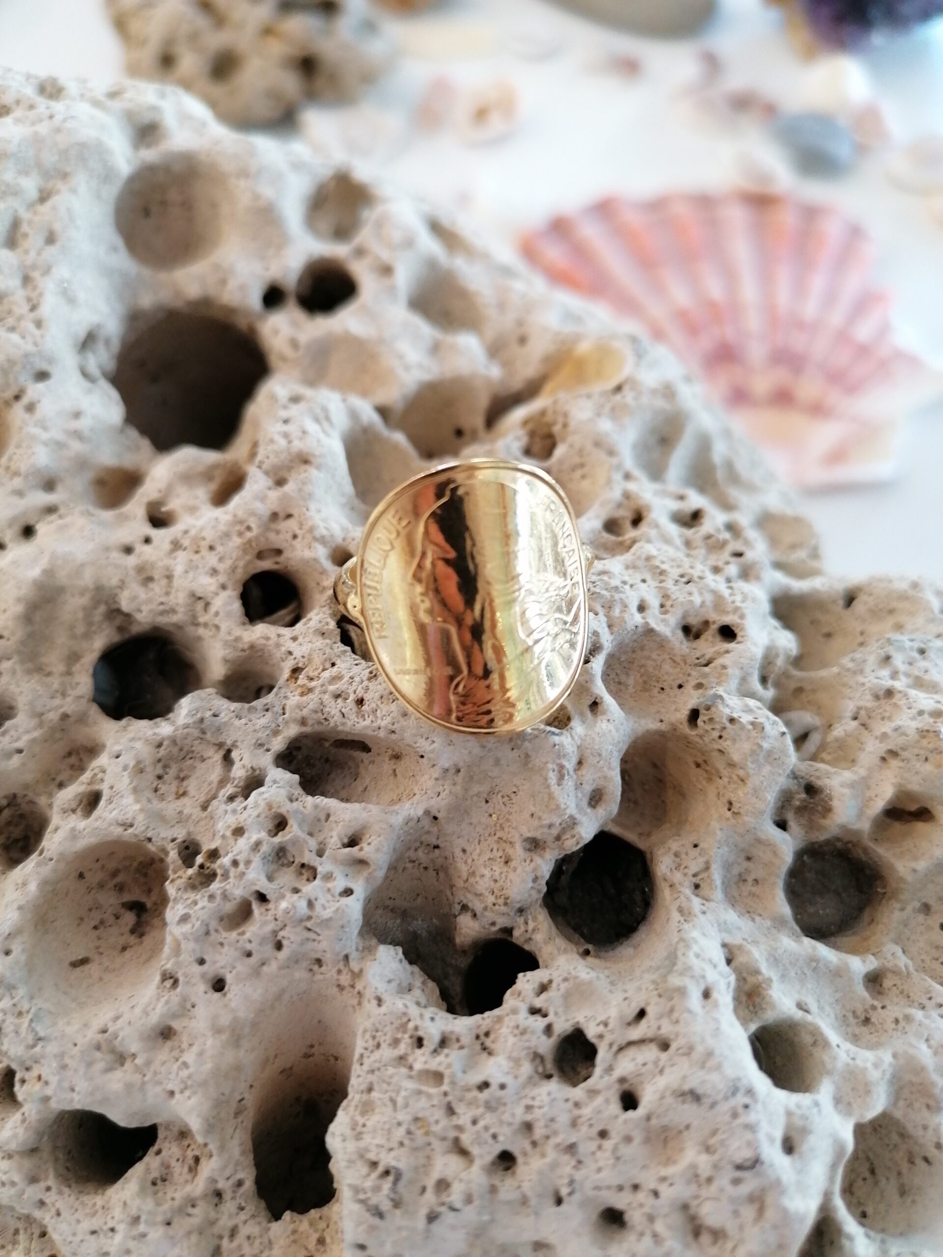 Bague 5 centimes Le P'tit Franc