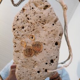 Boucles d'oreilles 10 centimes