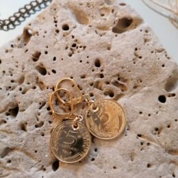 Boucles d’oreilles 5 centimes
