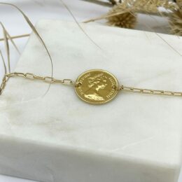 Bracelet chaînette Elizabeth II