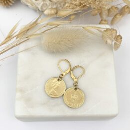 Boucles d'oreilles 1/2 Penny