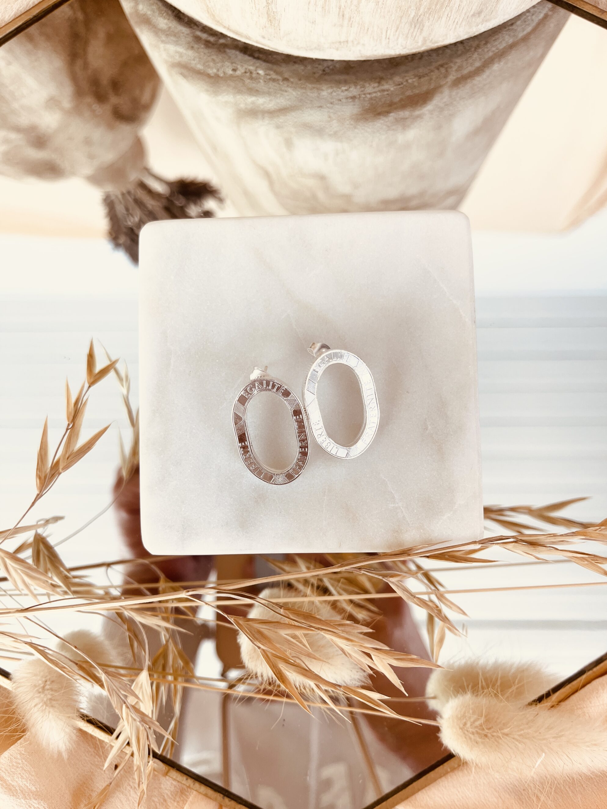 Boucles d'oreilles Egalité