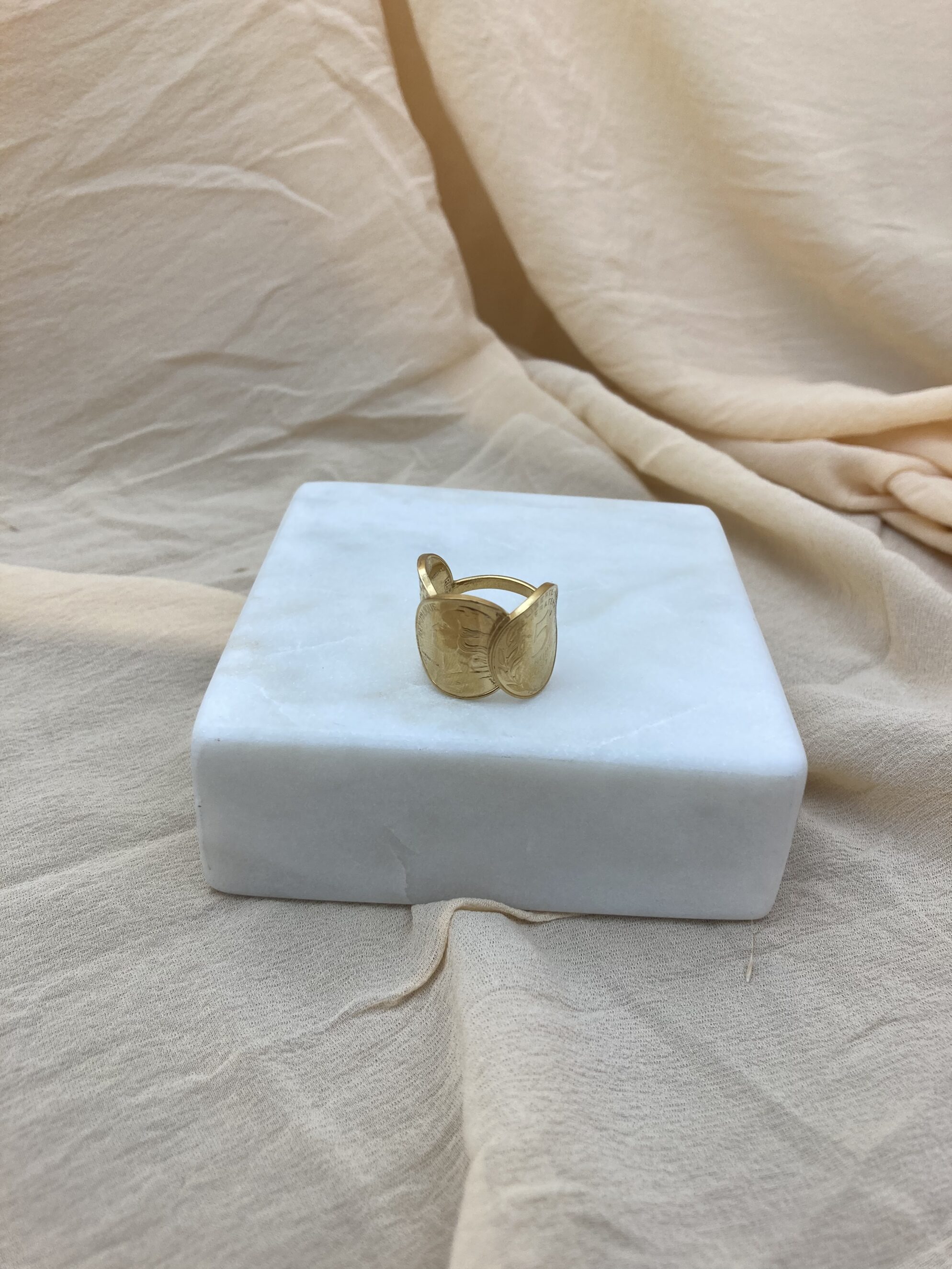 Bague le p'tit franc iel or