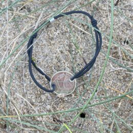 bracelet_pièce_d'euros_2013_cordon_élastique_le_ptit_franc